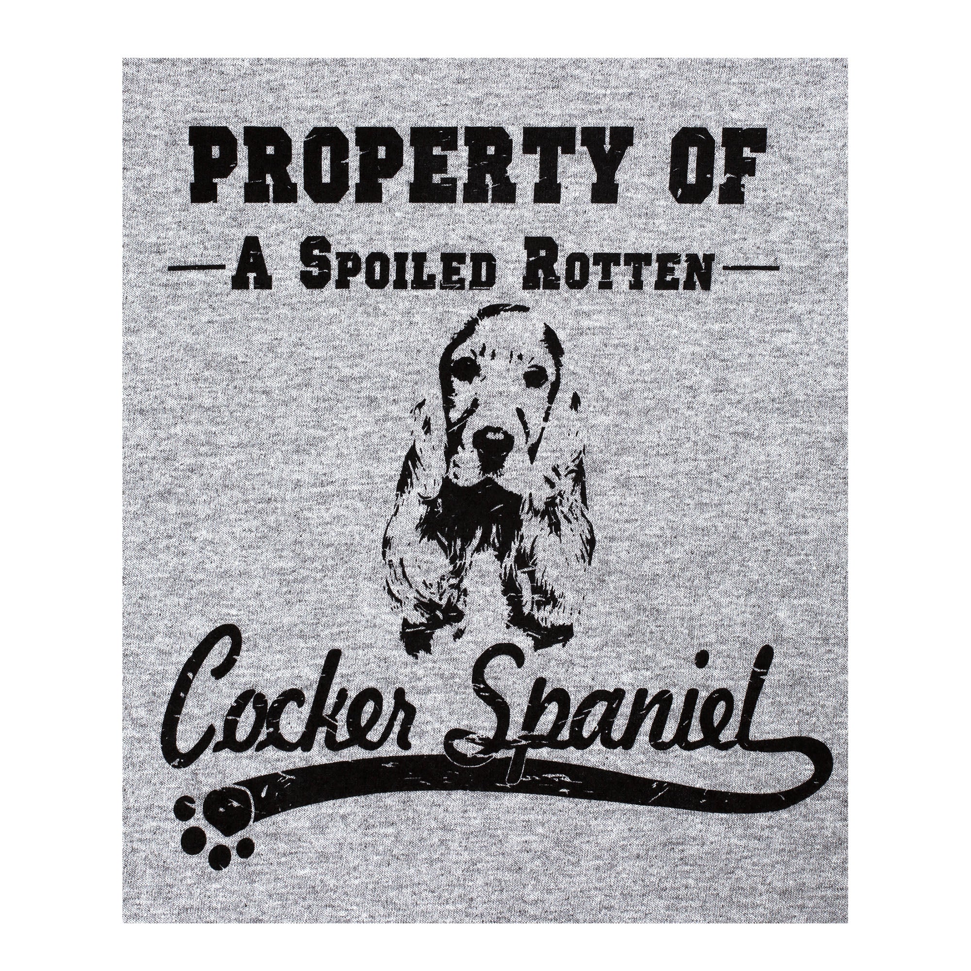Property Of Dog Breed T-Shirt - Cocker Spaniel - S
