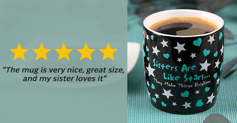 Sisters Are Like Stars Grande Mug | ★★★★★ 