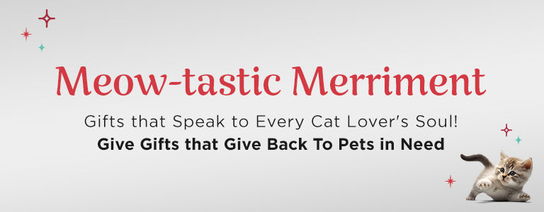 Purrfect Presents | Bring joy to your feline-loving friends while giving back to pets in need this holiday season