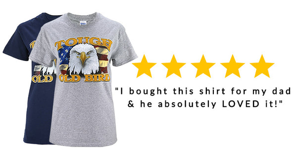 "I bought this shirt for my dad & he absolutely LOVED it!"