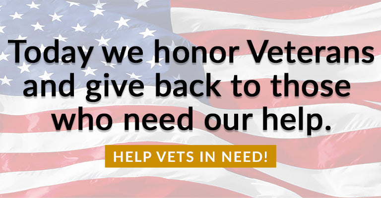 Today we honor veterans and give back to those who need our help | Help Vets in Need!