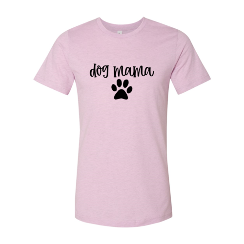 Dog Mama T-Shirt - Heather Prism Lilac - M