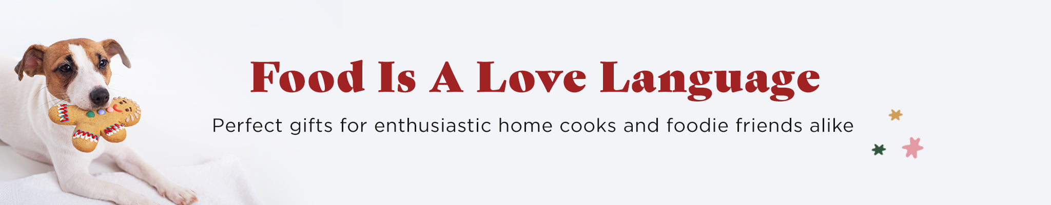 Food Is A Love Language | Perfect gifts for enthusiastic home cooks and fooodie friends alike