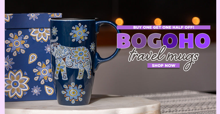 Buy 1, Get 1 Half Off on select Travel Mugs!