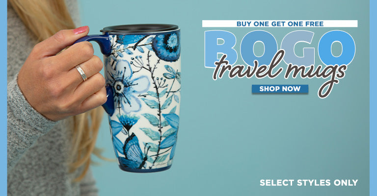 Buy One, Get One FREE on Select Travel Mugs