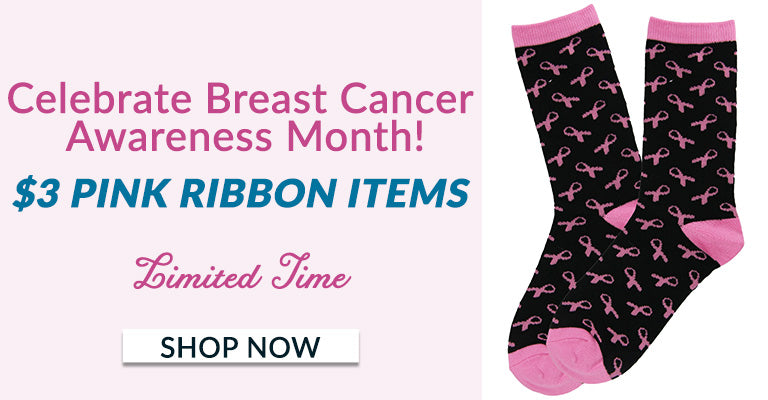 Celebrate Breast Cancer Awareness Month! | $3 Pink Ribbon Items