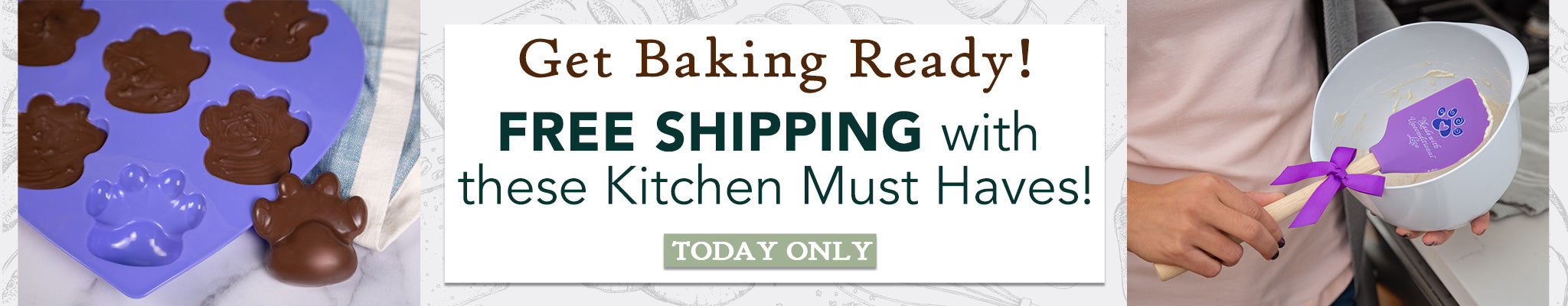Free Shipping with these Baking Must Haves! | Today Only!