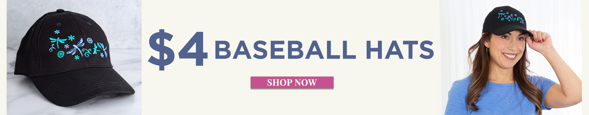  $4 Baseball Hats | Shop Now