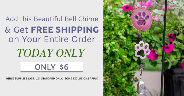 Add this Beautiful Bell Chime & Get Free Shipping on Your Entire Order | Only $6