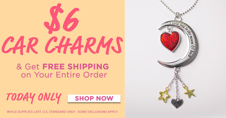 $6 Car Charms | Get Free Shipping On Your Entire Order!