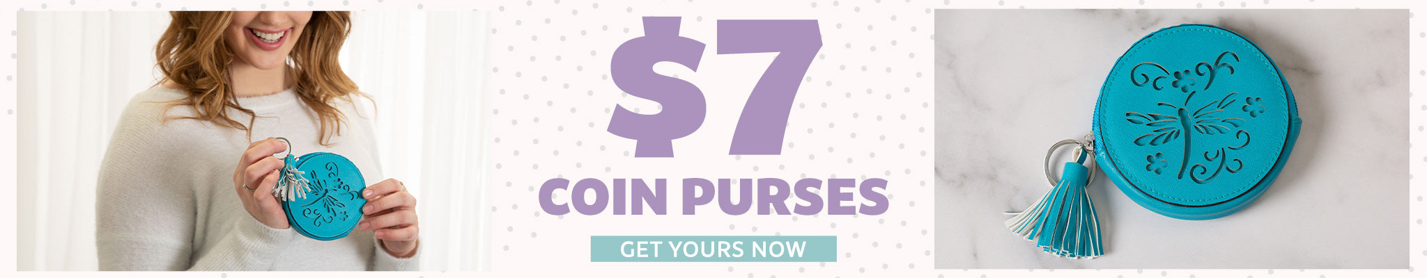 $7 Coin Purses | Today Only!