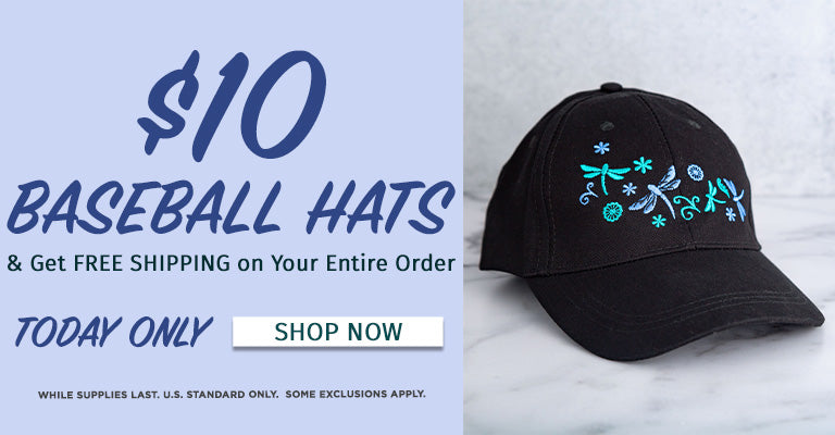 $10 Baseball Hats & Get Free Shipping on Your Entire Order