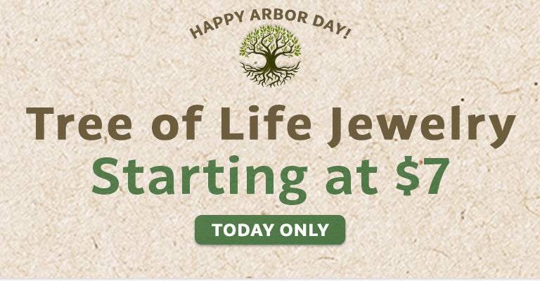 Happy Arbor Day! Tree of Life Jewelry Starting at $7 | Today Only