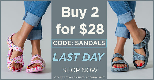 Buy 2 Pairs of Slide Sandals for $28 - SANDALS