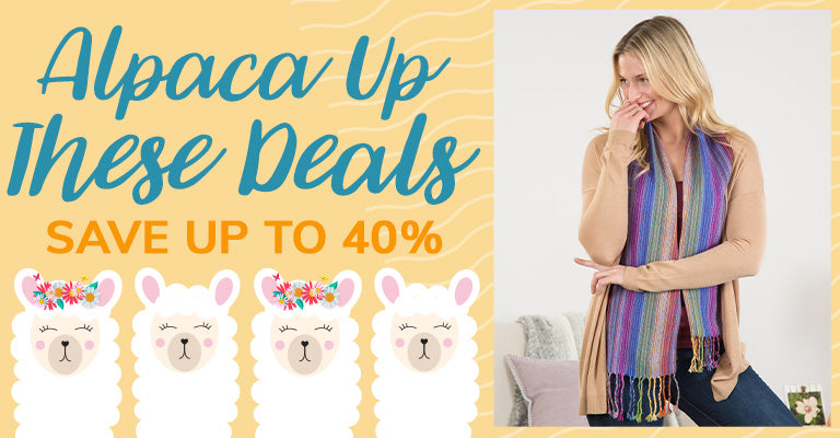 Alpaca Up These Deals | Save Up to 40%