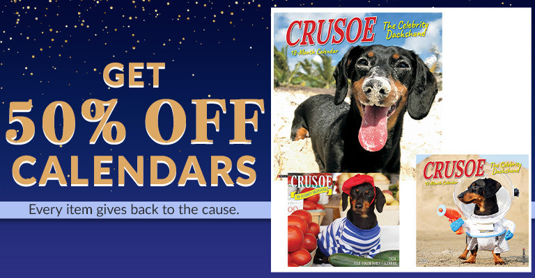 Get 50% OFF Calendars | Every item gives back to the cause.