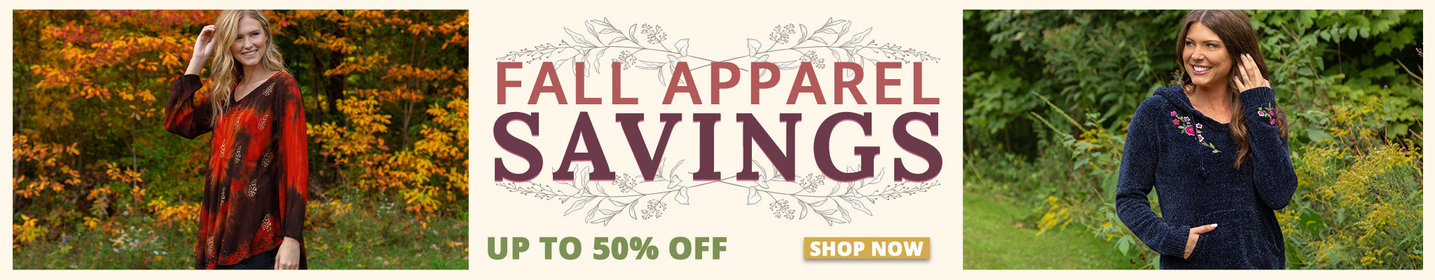 Fall Apparel Savings