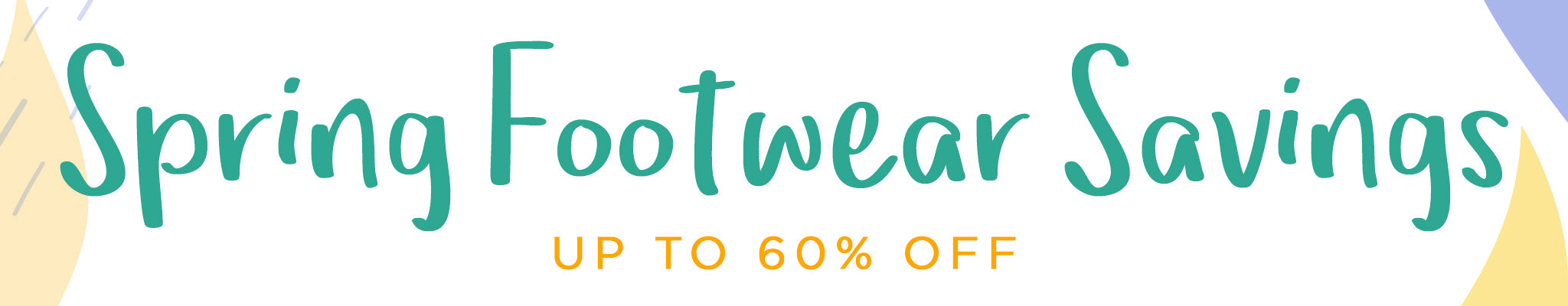 Spring Footwear Savings