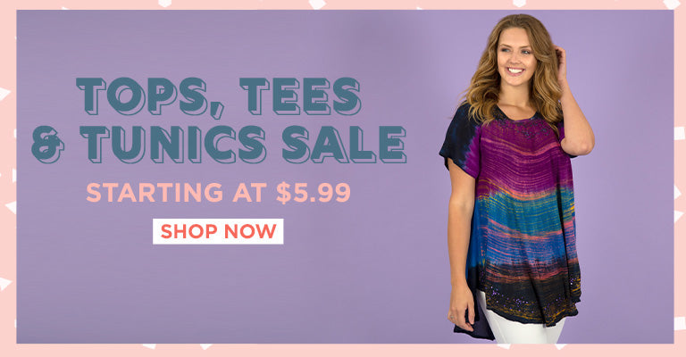 Tops, Tees & Tunics Sale