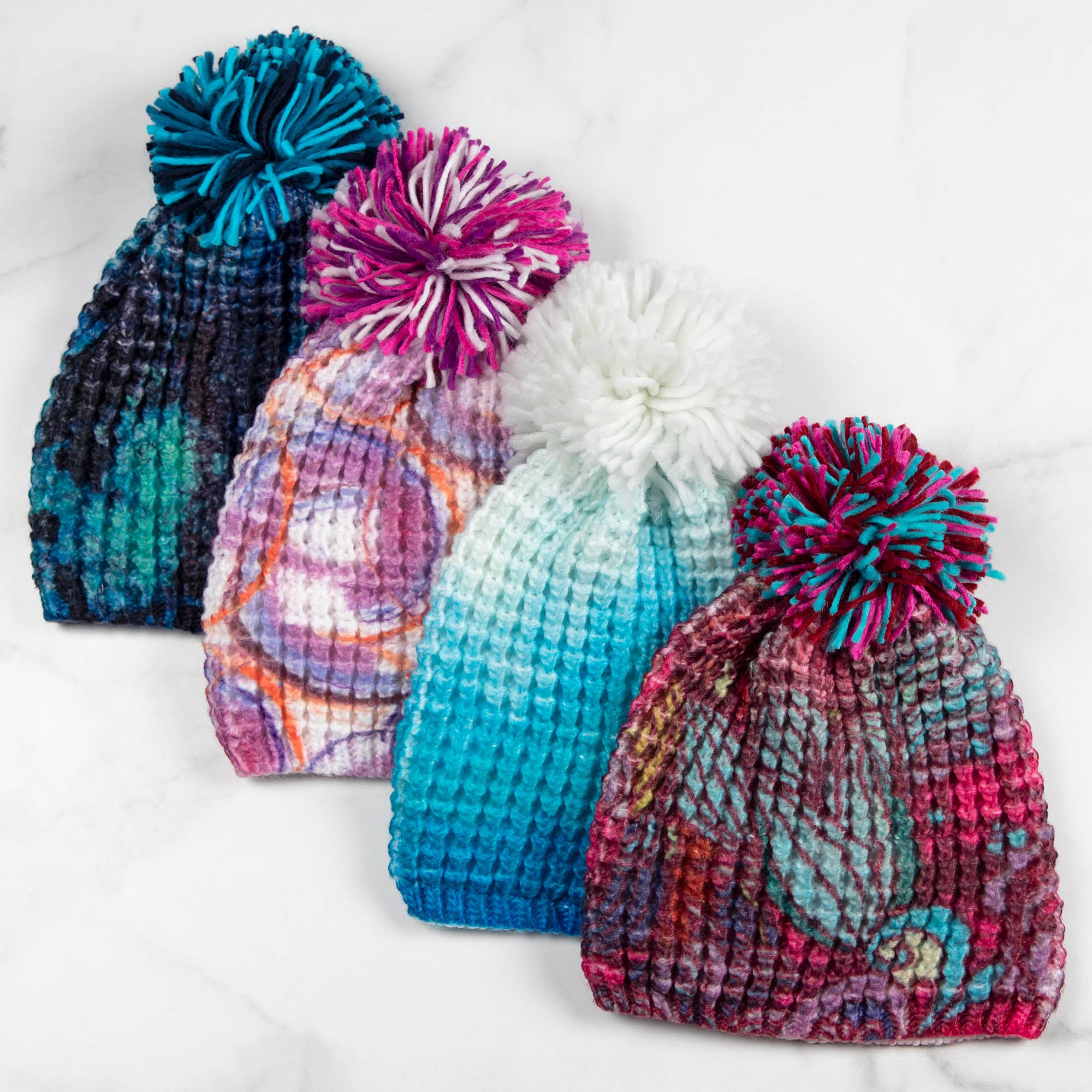The Artist's Way Knit Hat - Blue Ombre