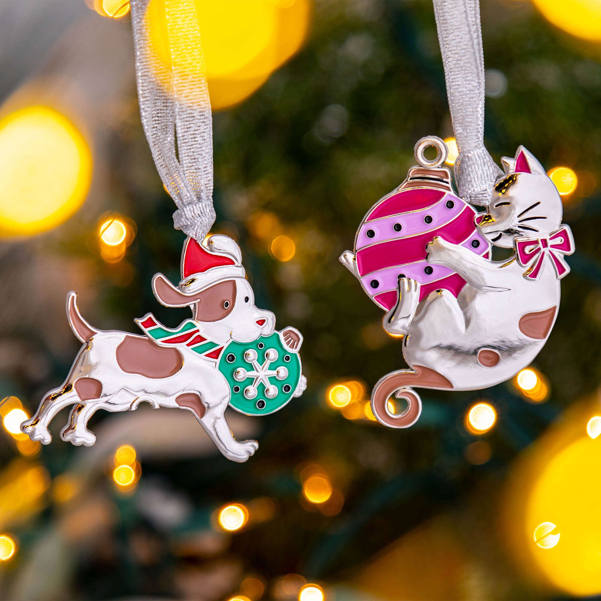 Celebrating Christmas Pet Ornament - Dog