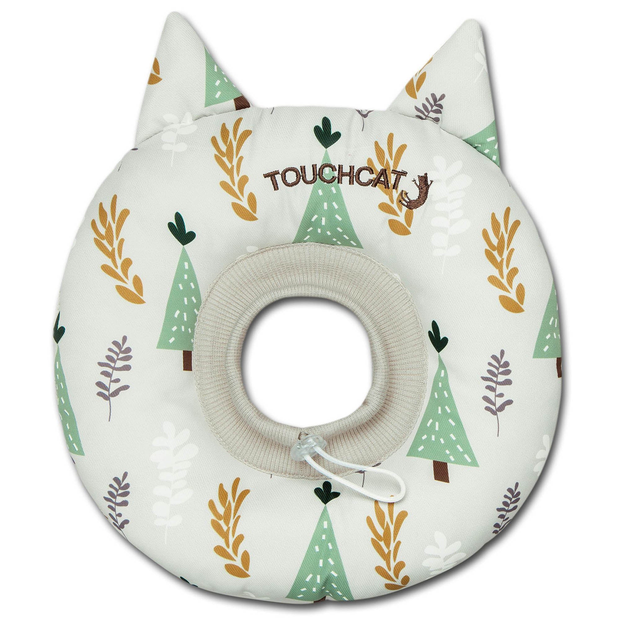 Touchcat® Ringlet Cat Neck Protector - Medium - White