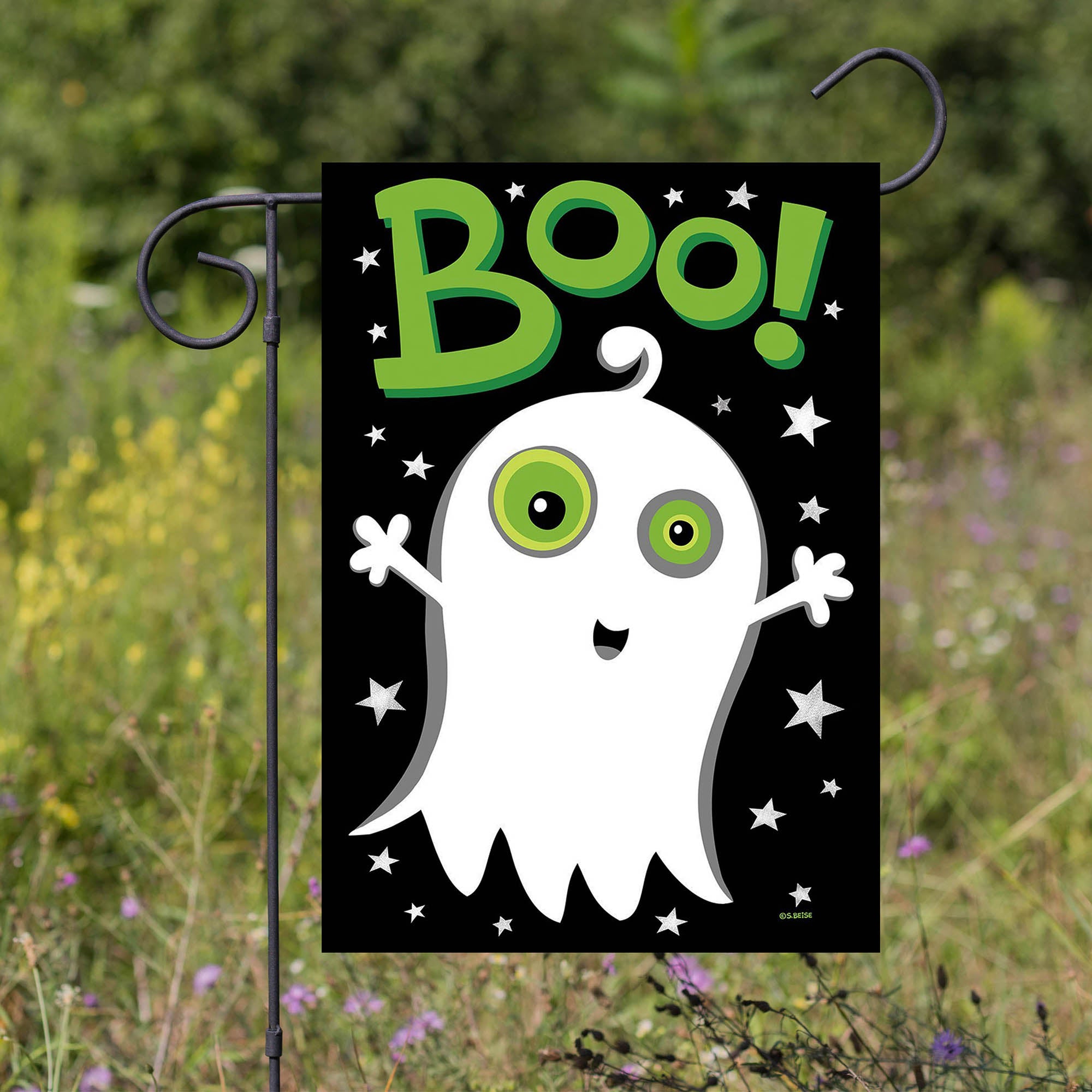 Toland Boo Ghost Garden Flag