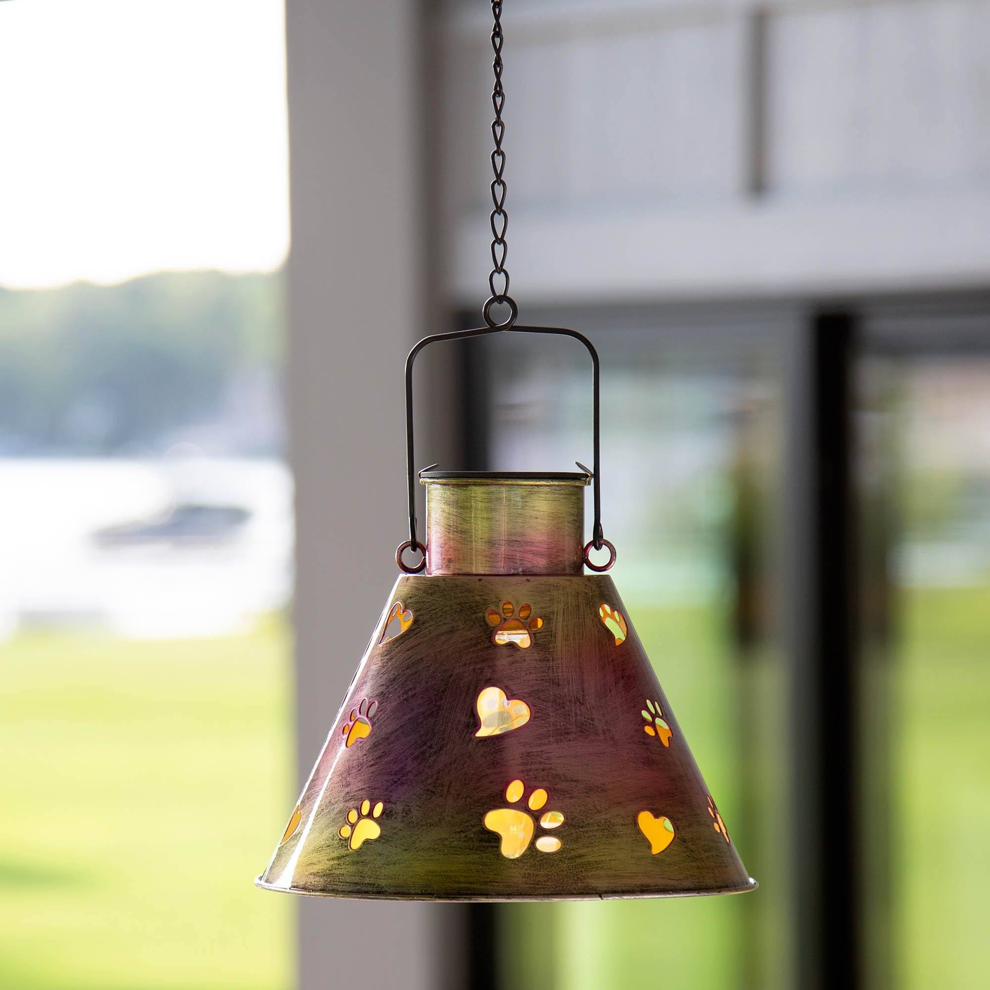 Paws Galore™ Hanging Solar Lamp - Purple