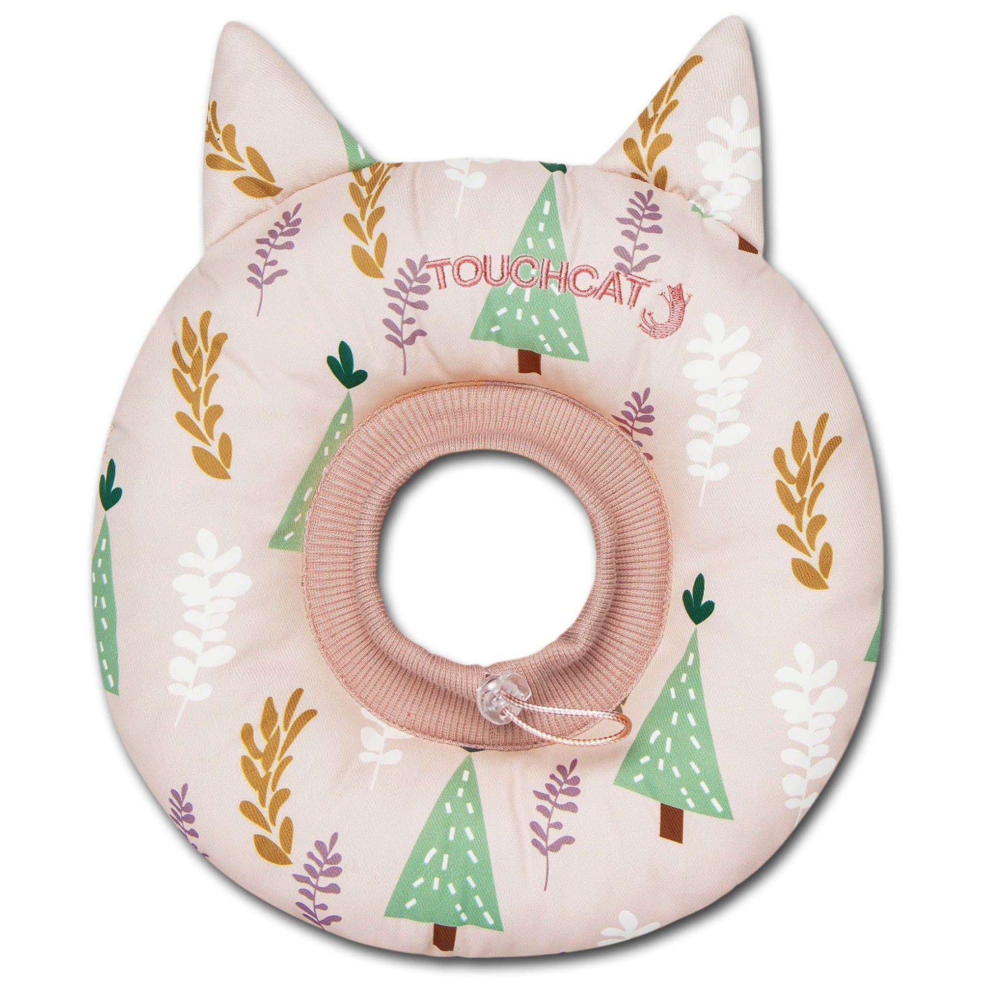 Touchcat® Ringlet Cat Neck Protector - Medium - Pink