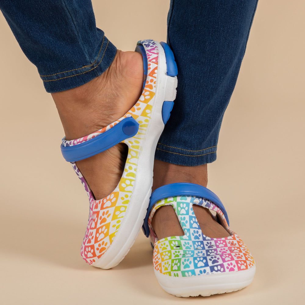 Multicolored Mary Jane Clogs | The Animal Rescue Site