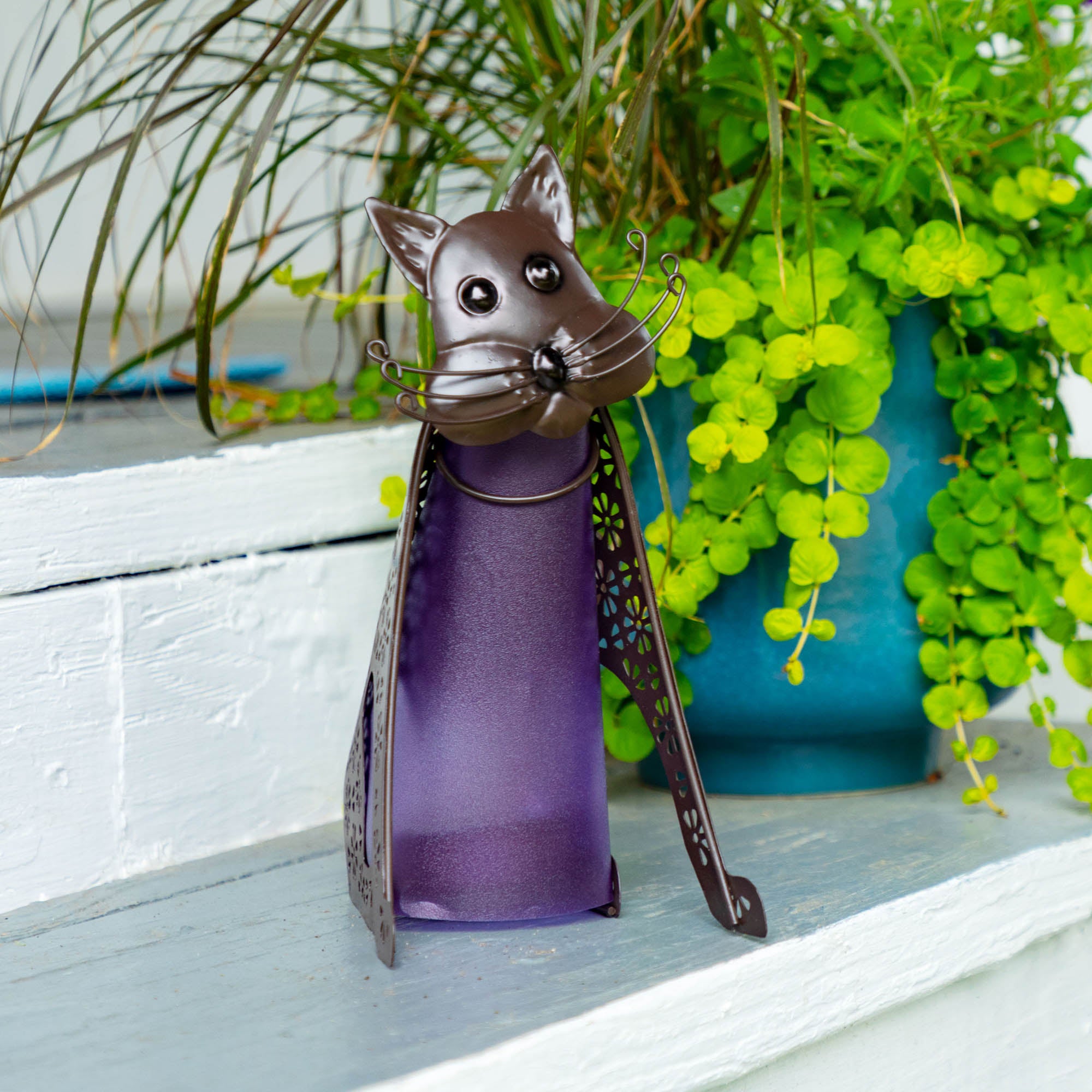 Sitting Pretty Pet Solar Light - Cat