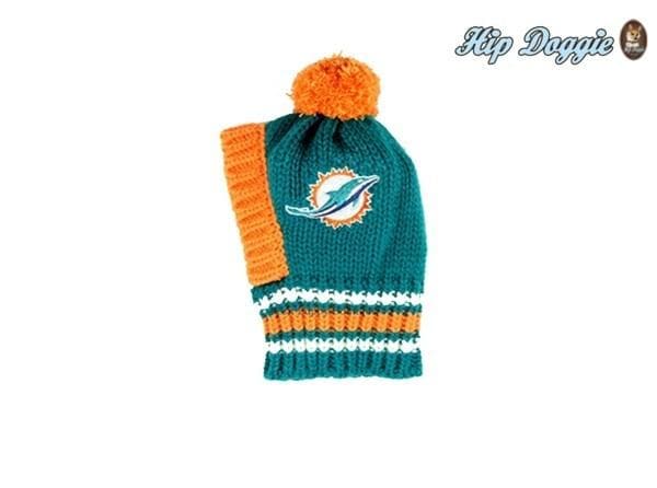 NFL Knit Pet Hat - Dolphins - L