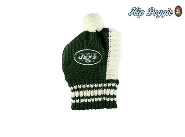 NFL Knit Pet Hat - Jets - L