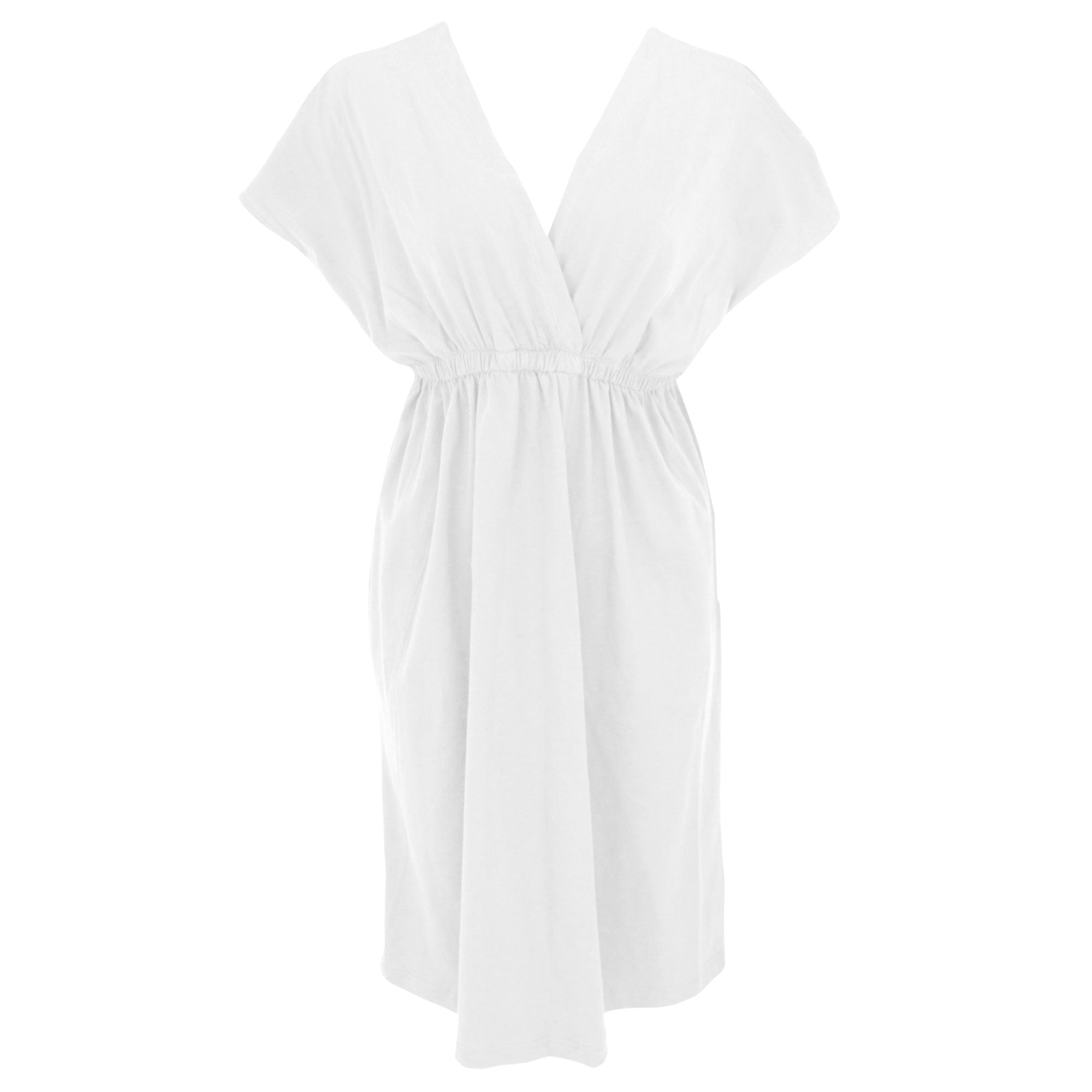 Organic Africa Party Dress - White - M