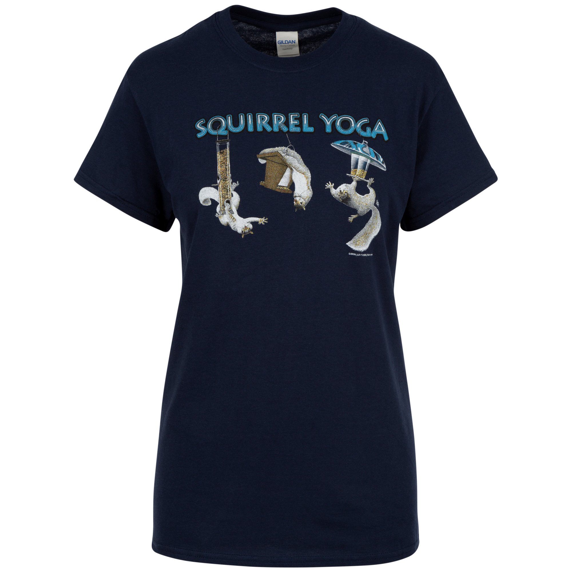 Squirrel Yoga T-Shirt - XL