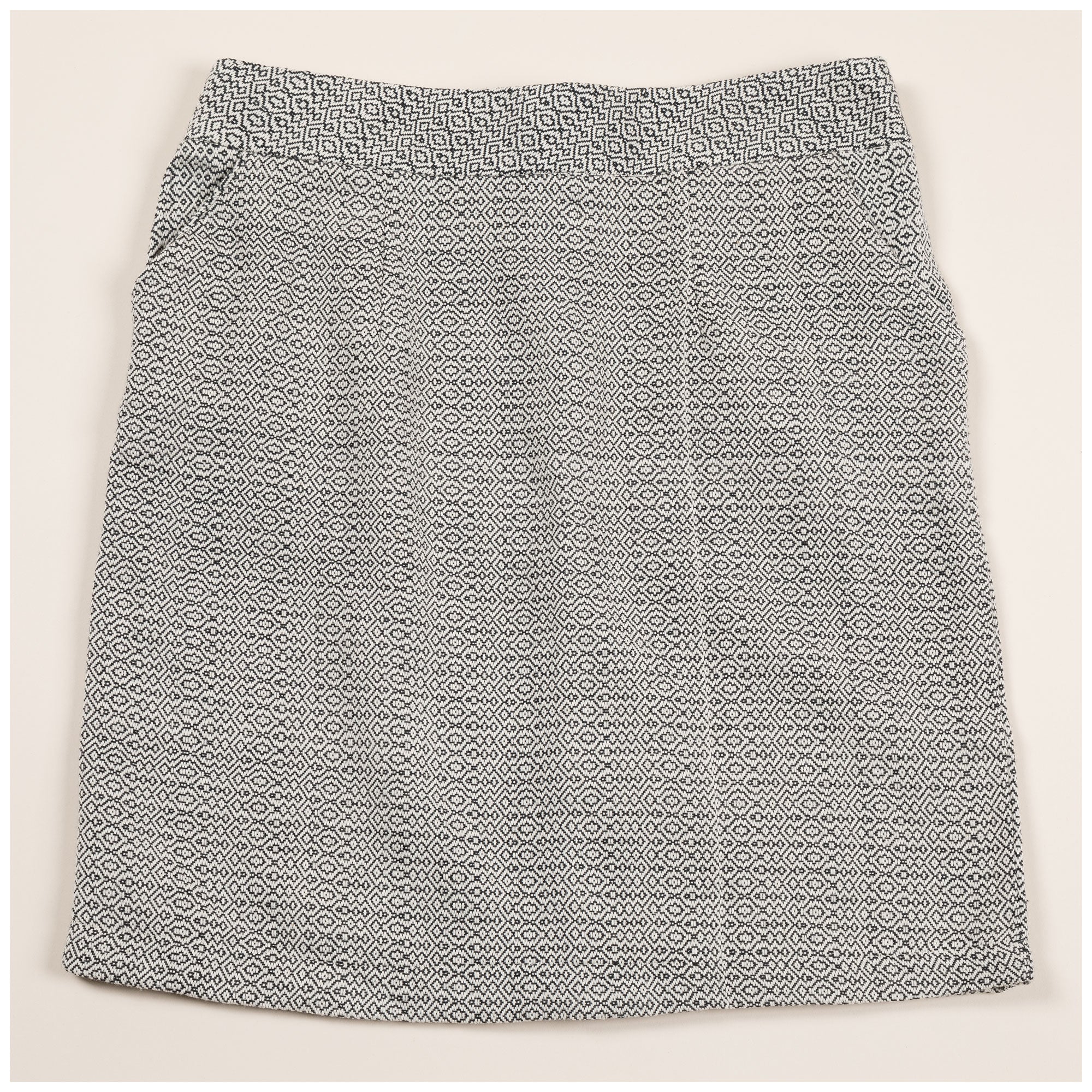 Ugandan Woven Pencil Skirt - L
