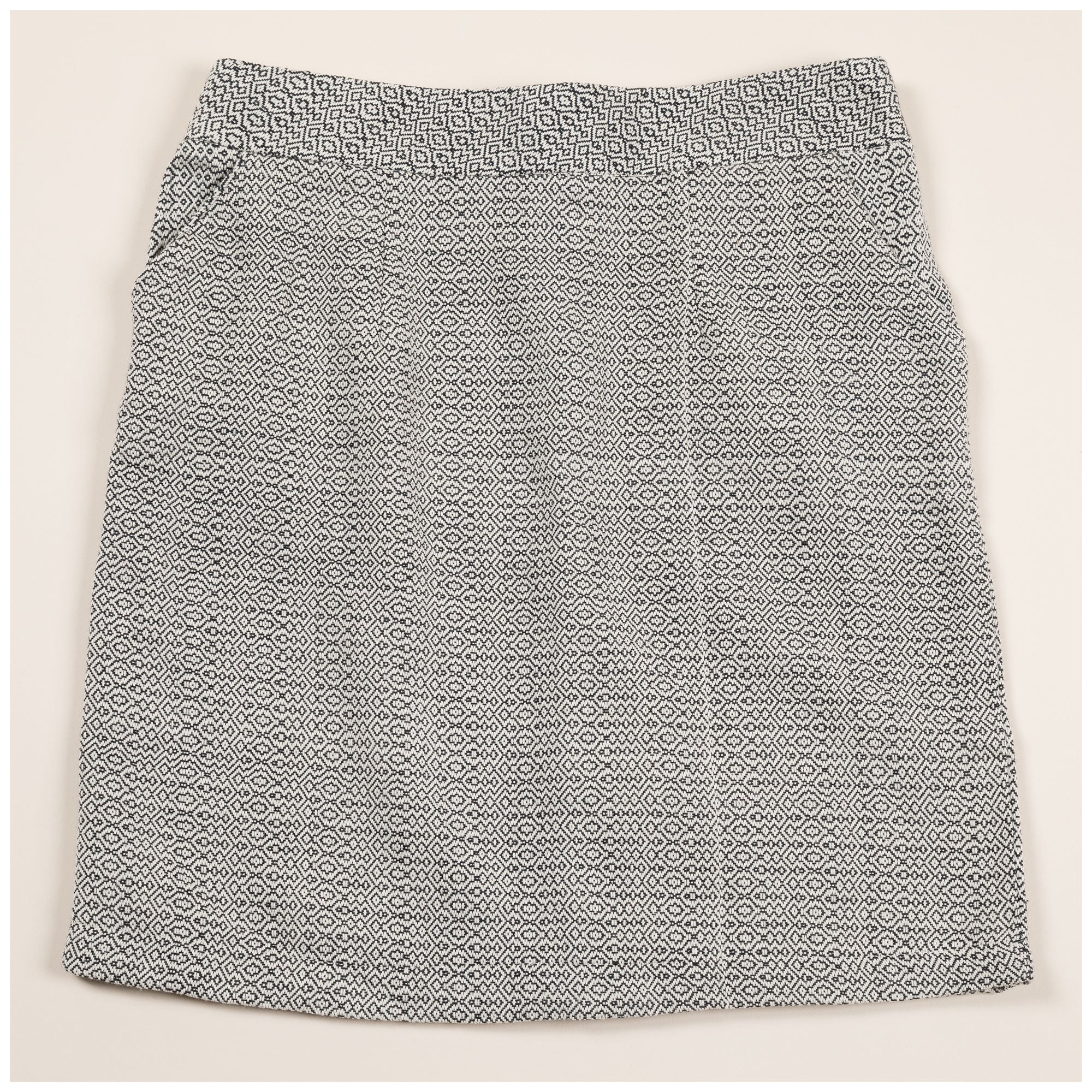 Ugandan Woven Pencil Skirt - M