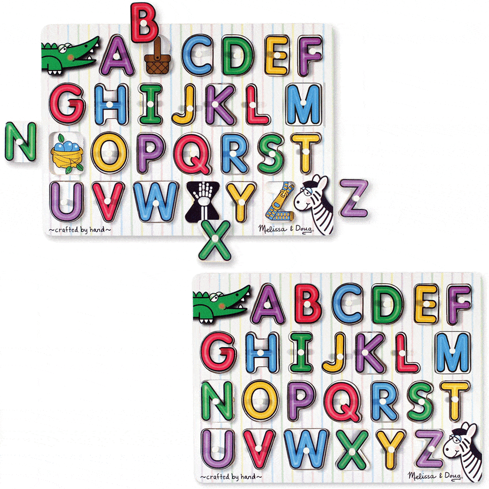 See-Inside Alphabet Peg Puzzle