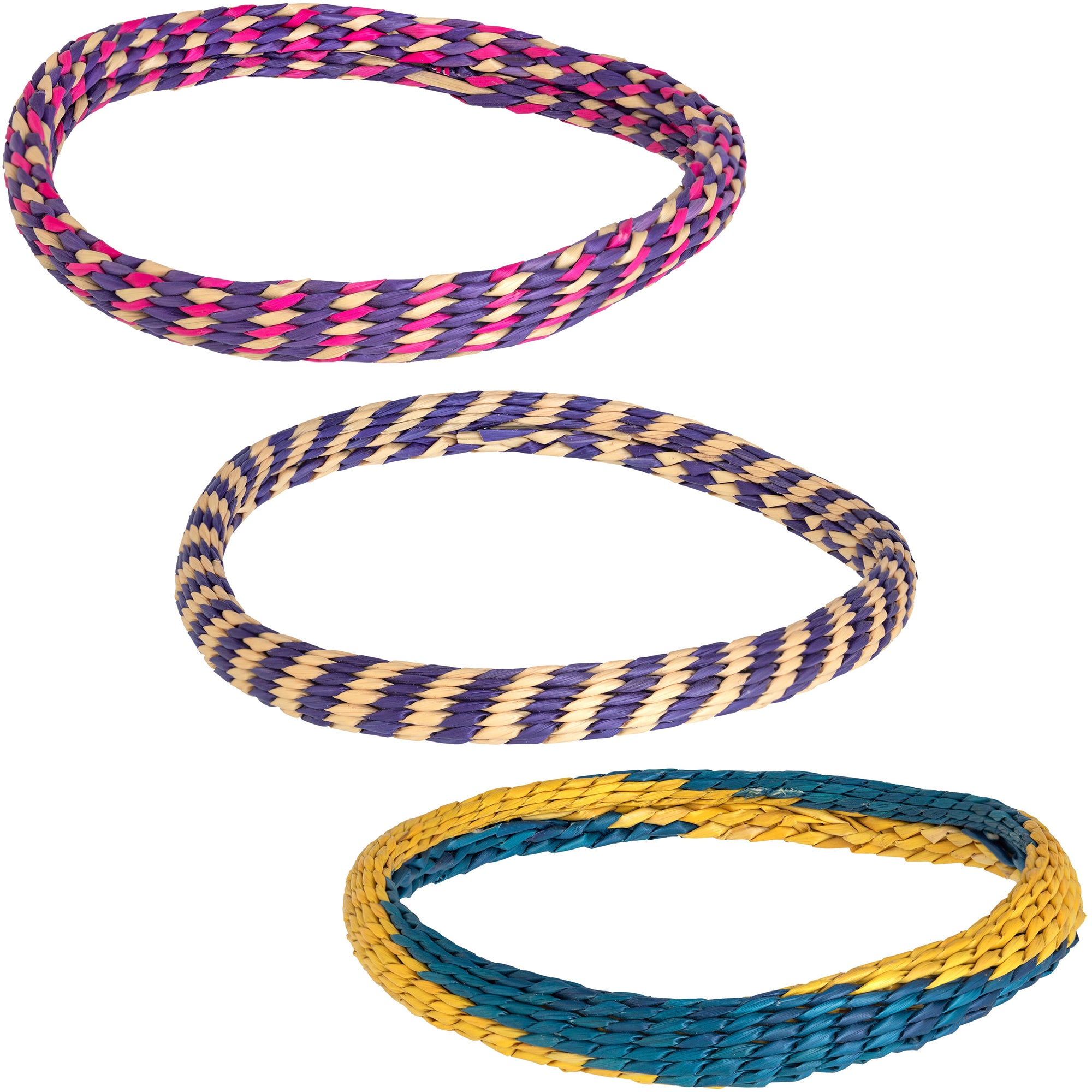 Handmade Woven Grass Bracelet - Set Of 3