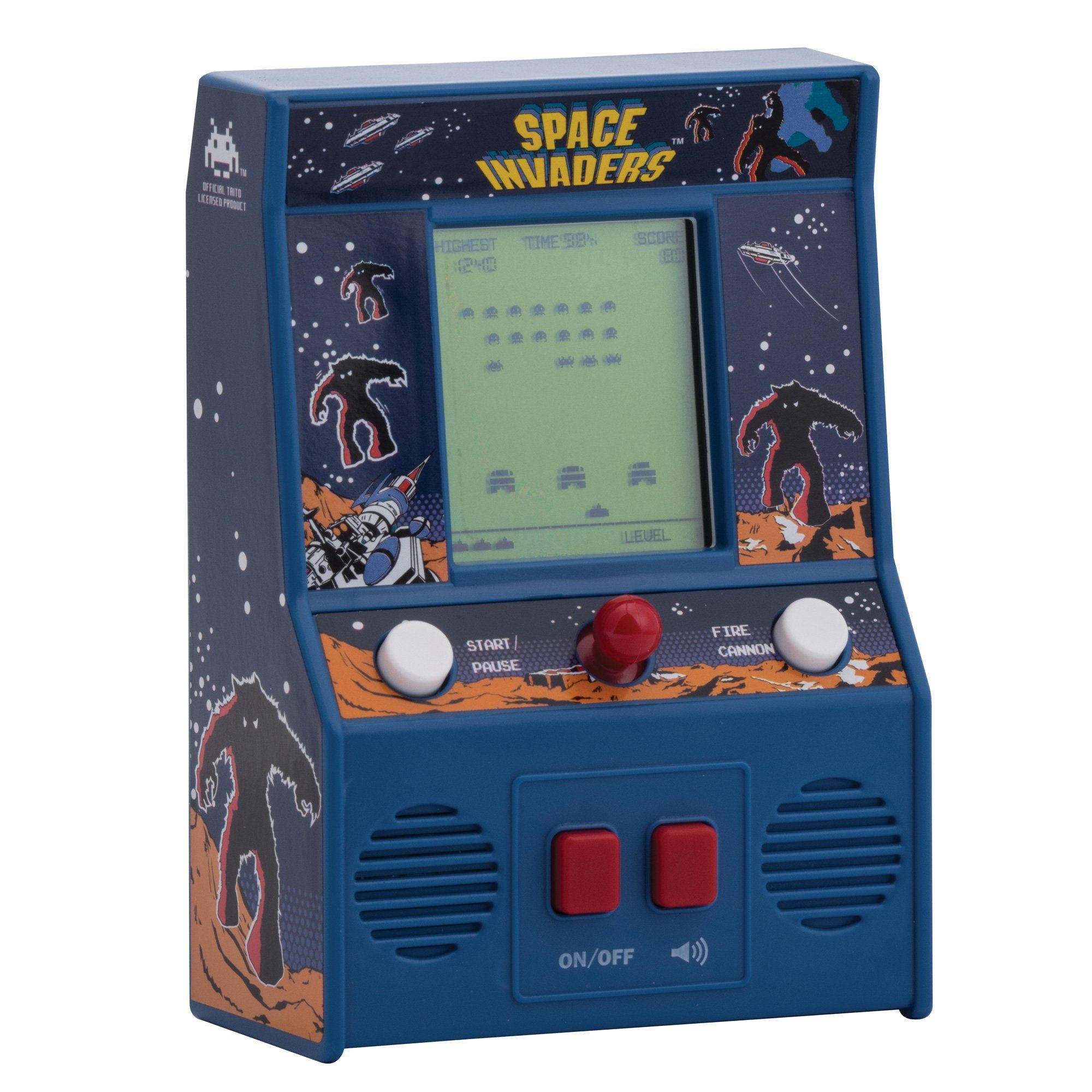 retro arcade invaders