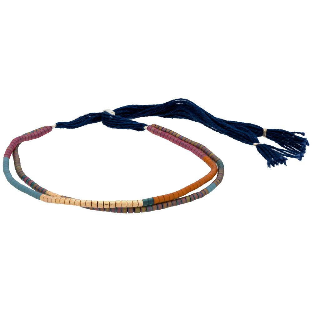 Color Block Bracelet - Brown