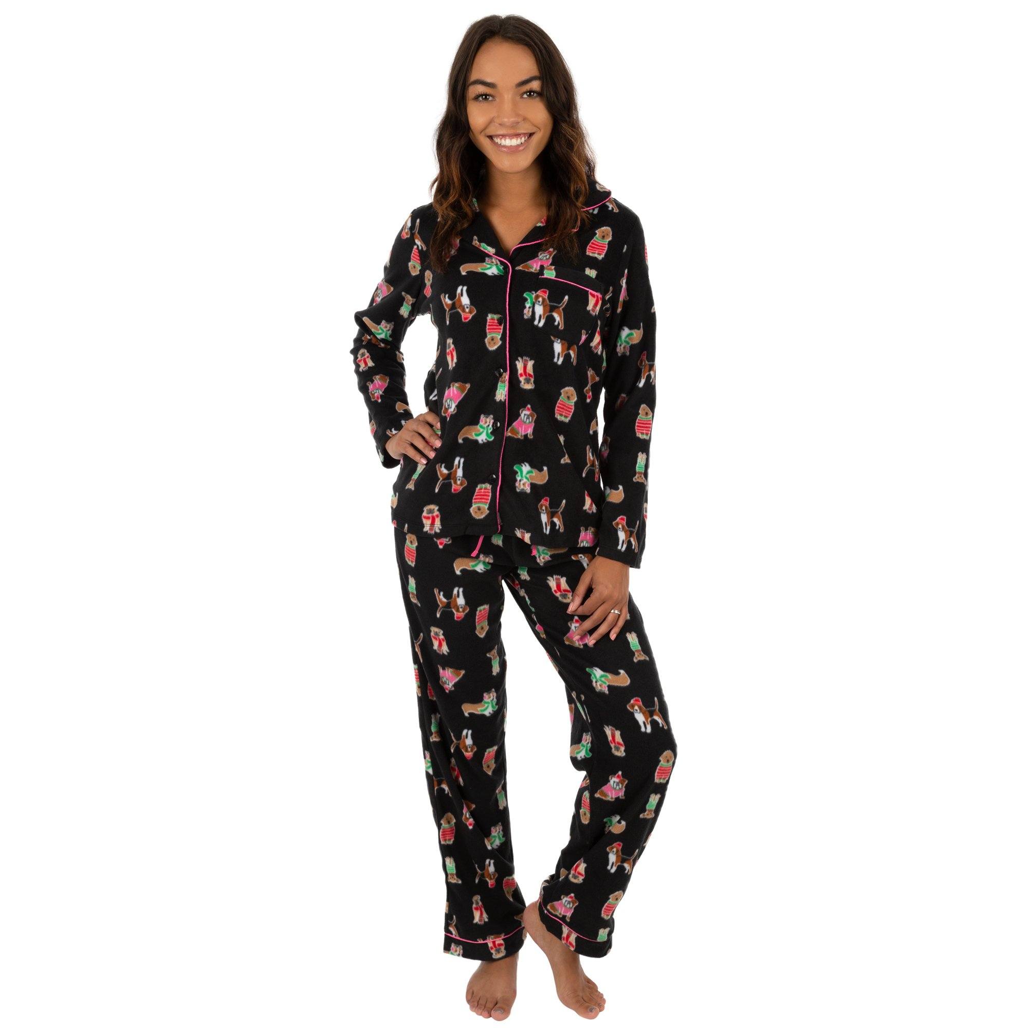 Chilly Dogs Fleece Pajama Set | The Animal Rescue Site