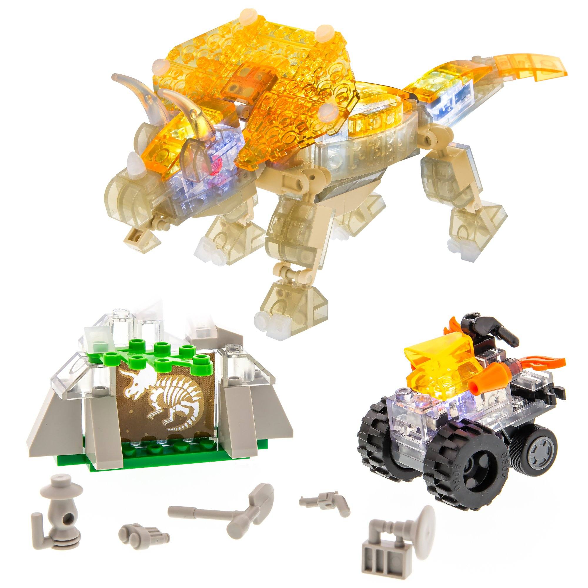 laser pegs triceratops