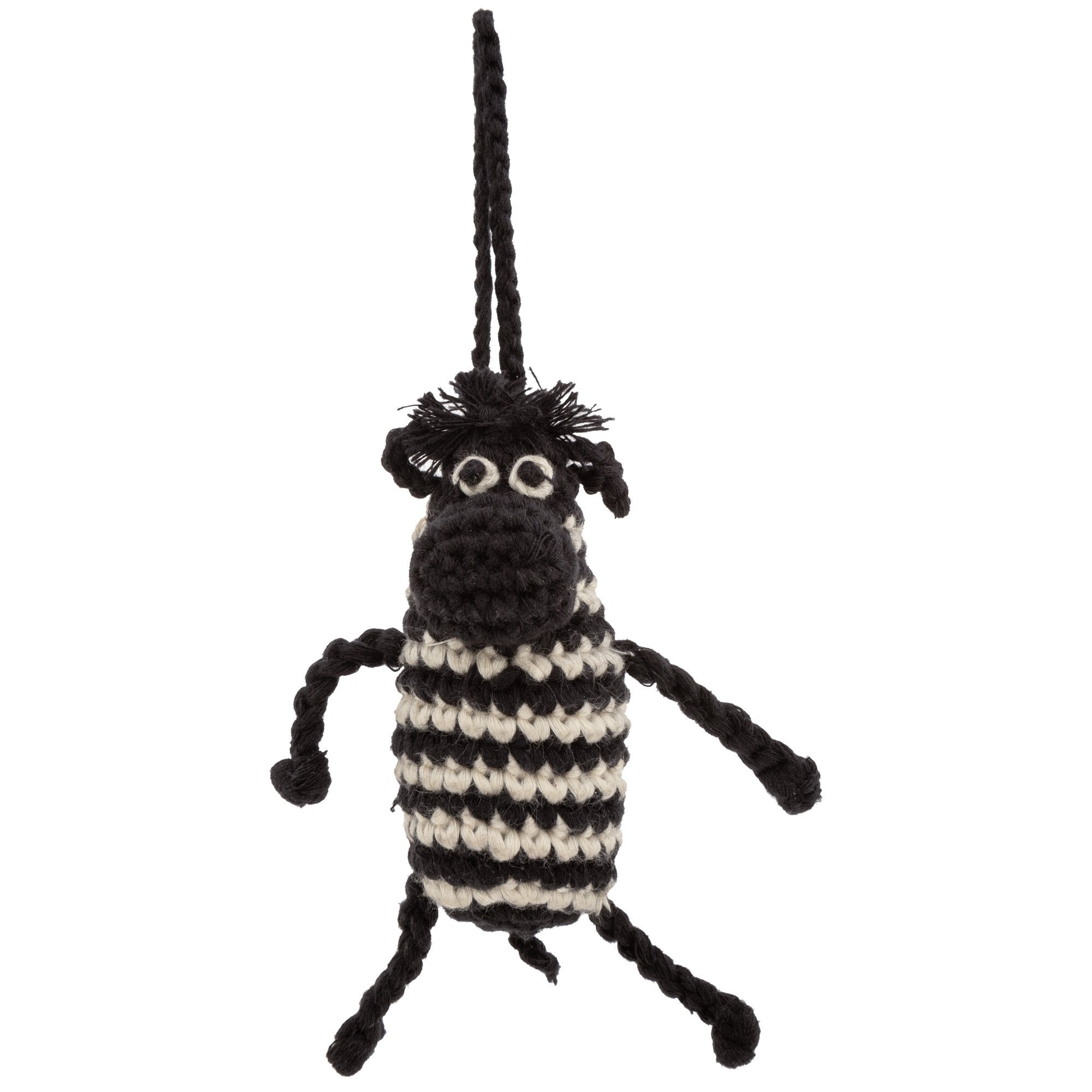 Bush Buddy Crochet Ornament - Zebra