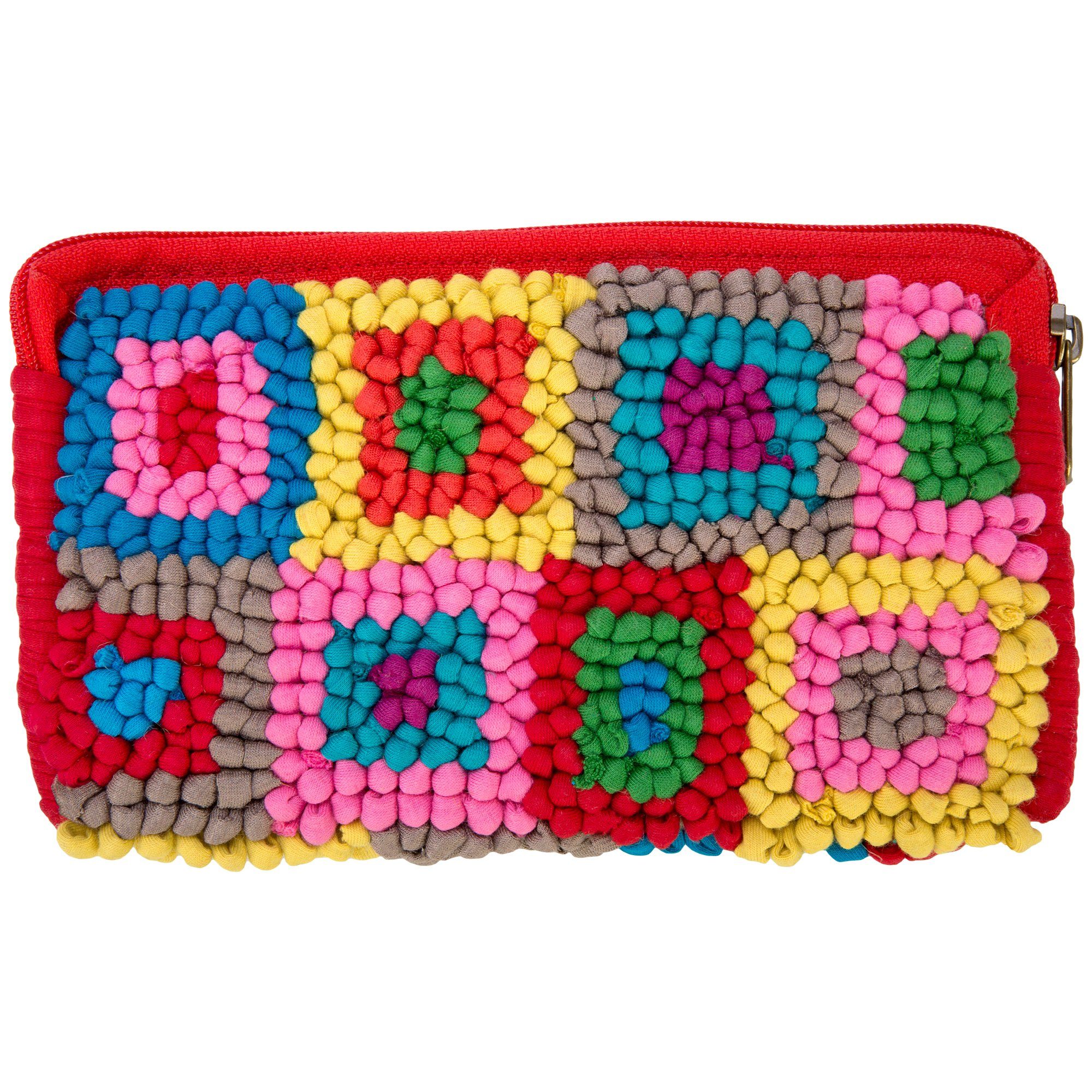 Mielie Lipstick Clutch - Concentric Squares