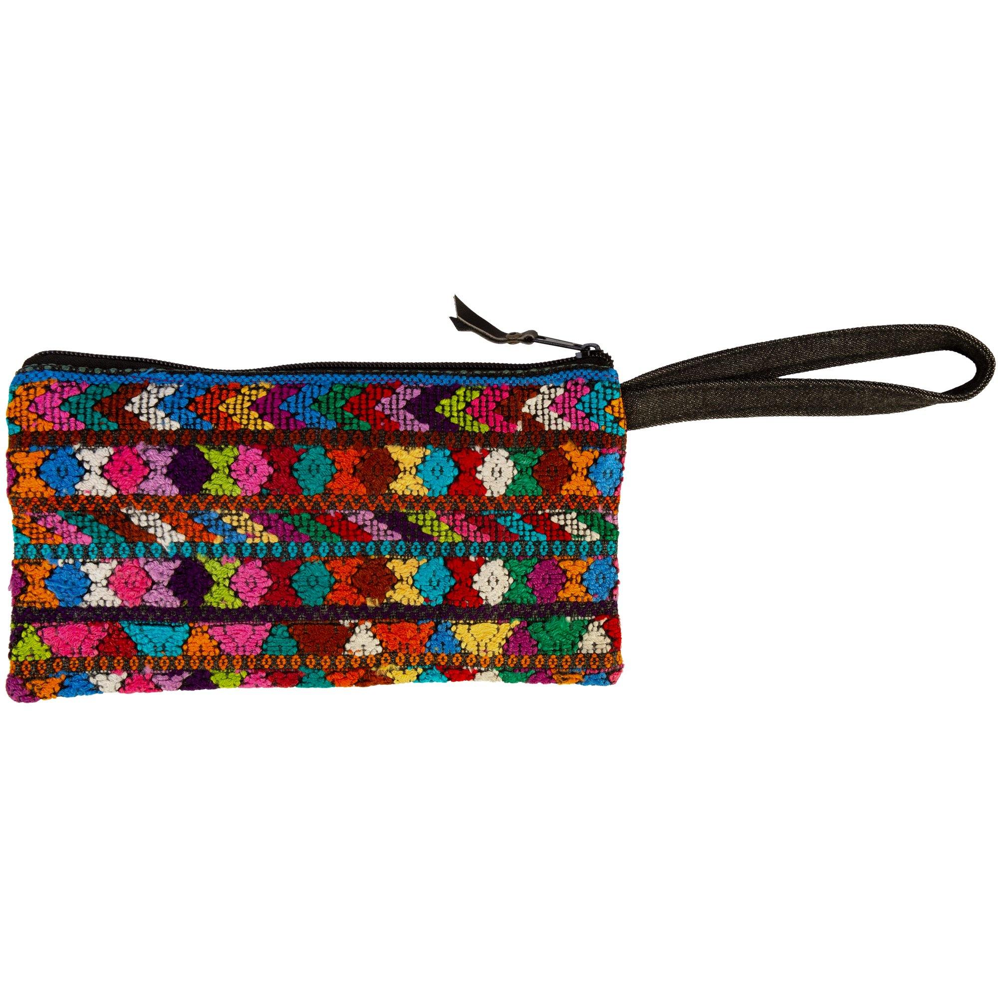 Guatemalan Huipil Wristlet - Multicolor