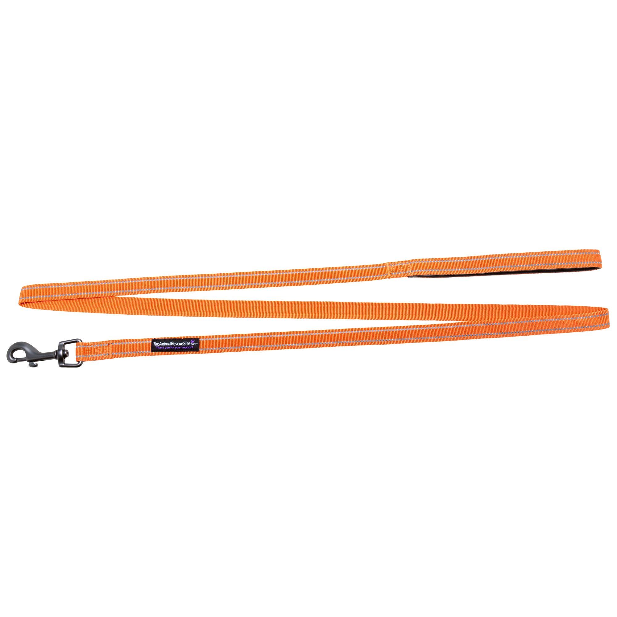 Signature Comfort Reflective Dog Leash - Orange