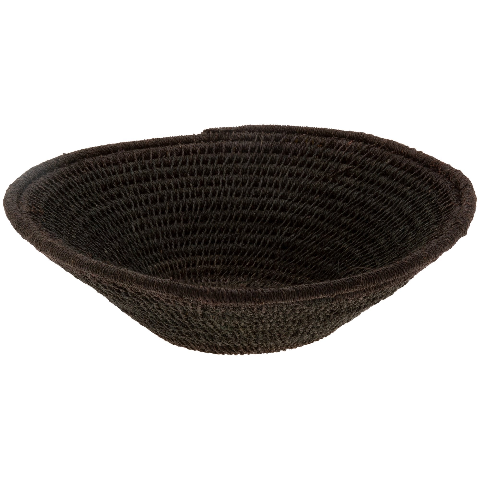 Handwoven Sisal Petite Basket - Black