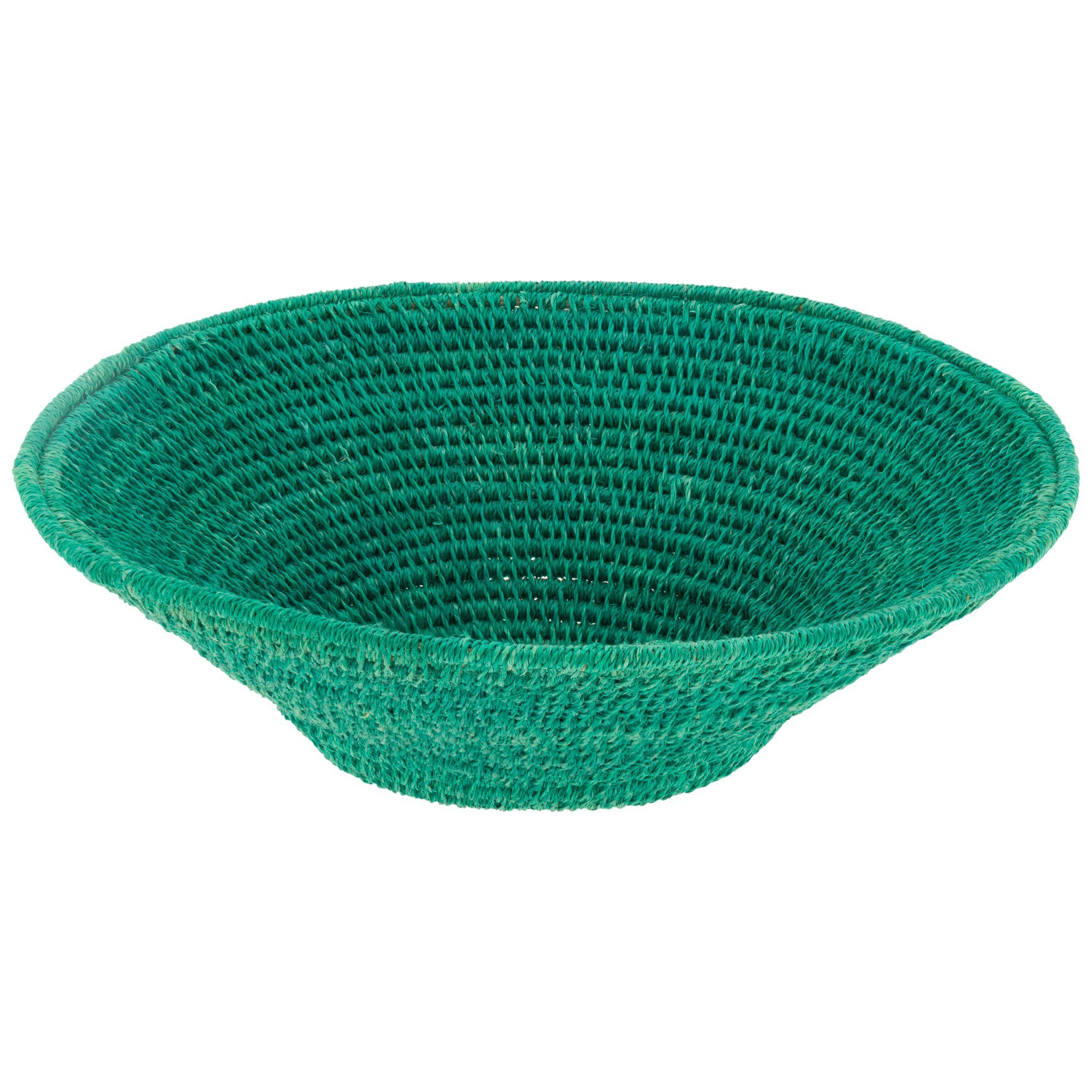 Handwoven Sisal Petite Basket - Green