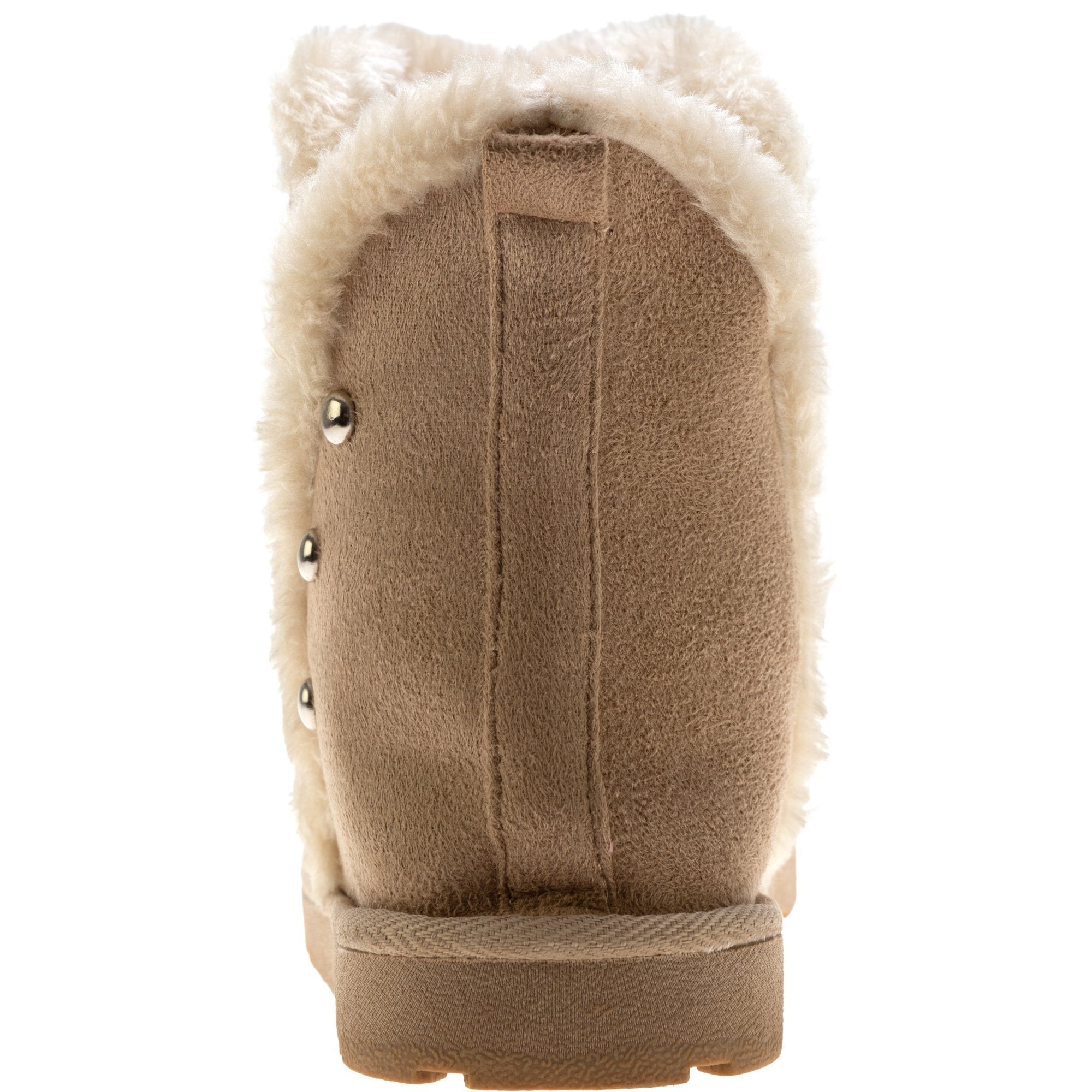 tan fur lined ankle boots